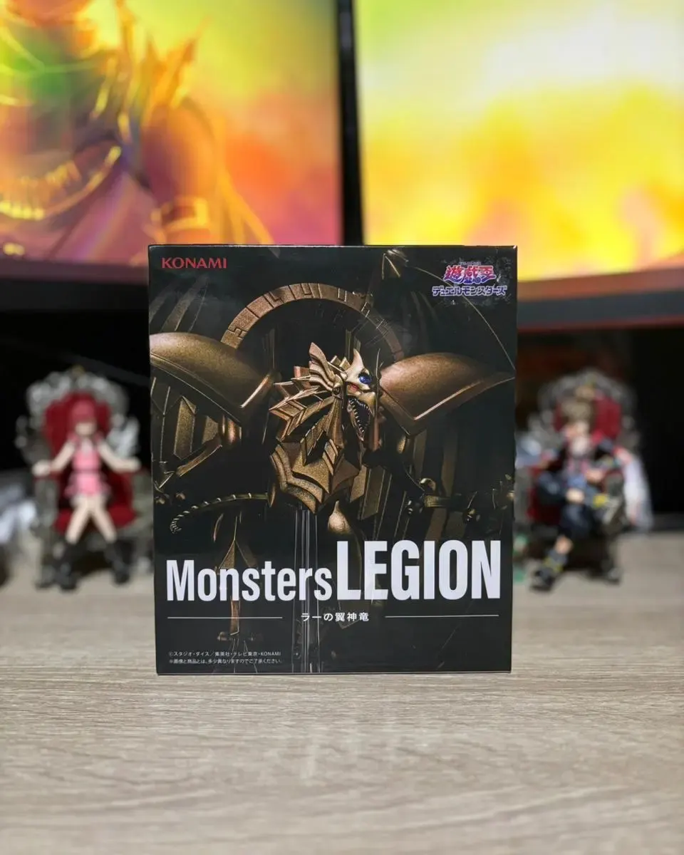 Figura de Dragón Alado de Ra de Yu-Gi-Oh!, línea Monsters Legion, de Konami
