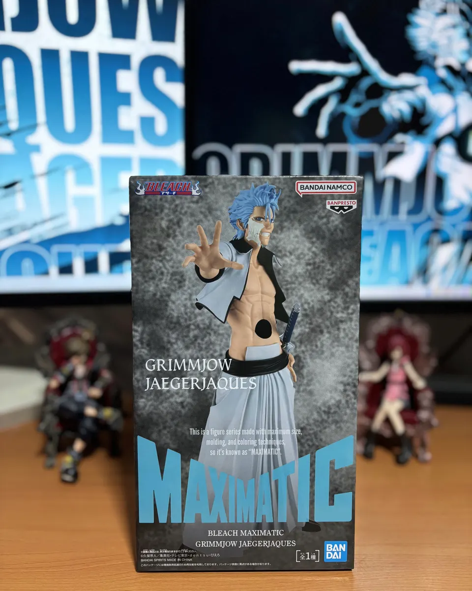 Figura de Grimmjow Jaegerjaquez de Bleach, línea Maximatic, de Banpresto