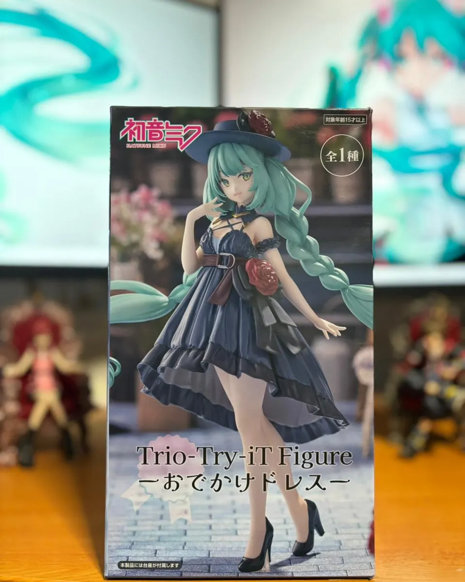 Figura de Hatsune Miku de Vocaloid, línea Trio-Try-iT, de FuRyu