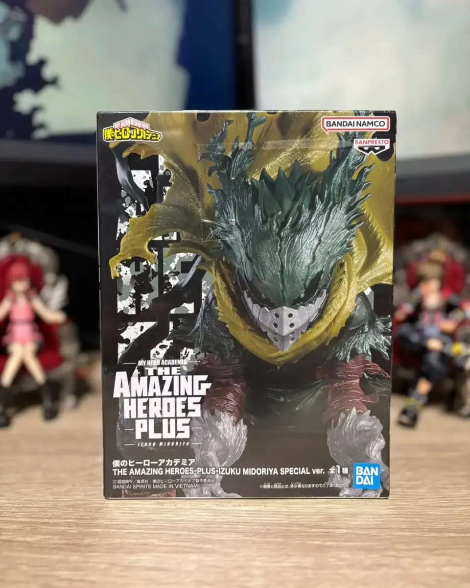 Figura de Izuku Midoriya de My Hero Academia, línea The Amazing Heroes Plus, de Banpresto