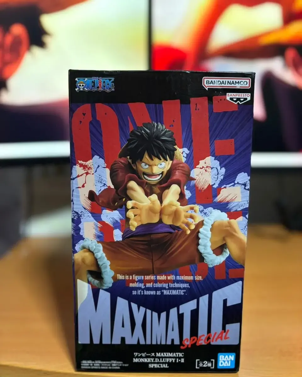 Figura de Monkey D. Luffy de One Piece, línea Maximatic Special, de Banpresto