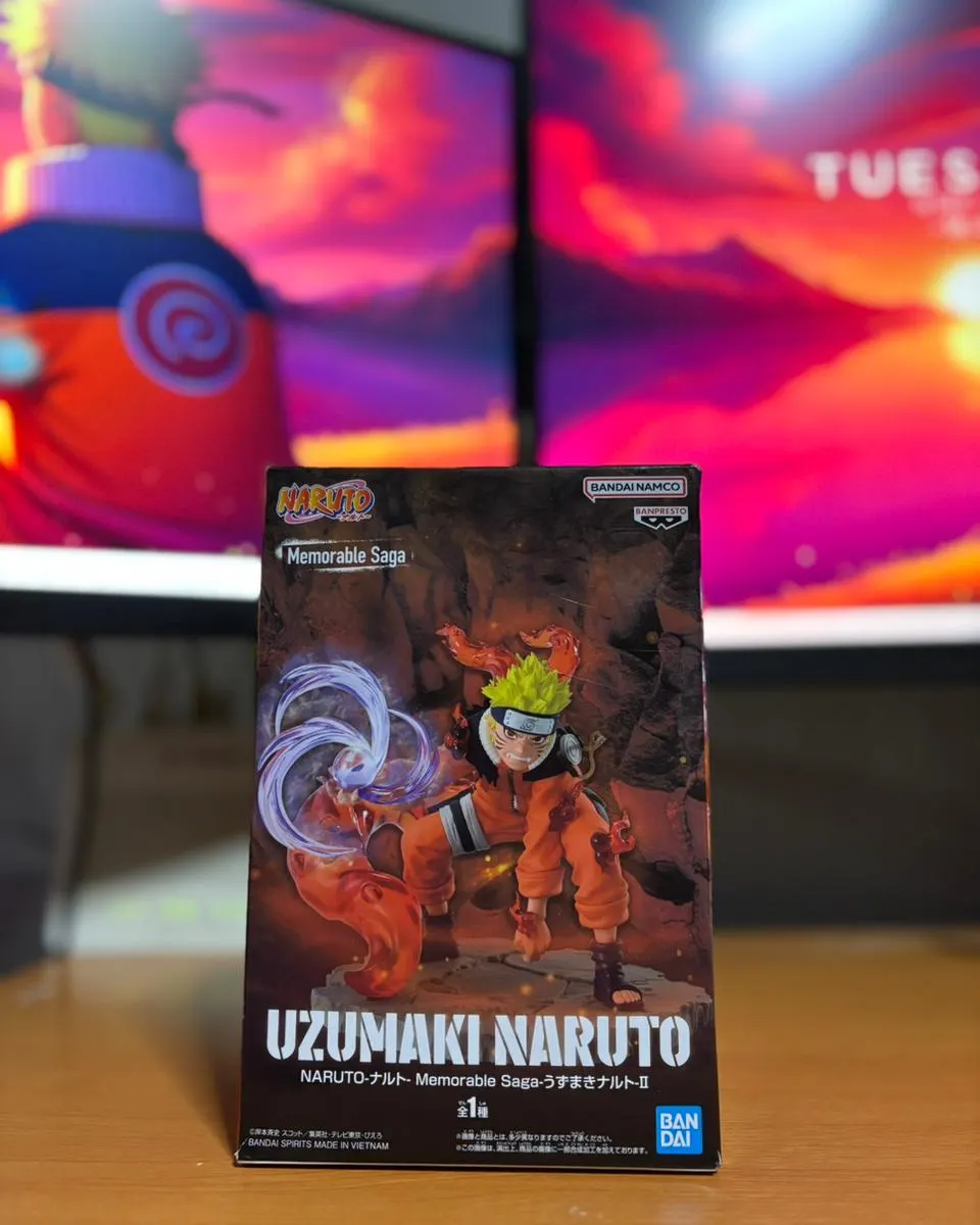 Figura de Naruto Uzumaki de Naruto, línea Memorable Saga, de Banpresto
