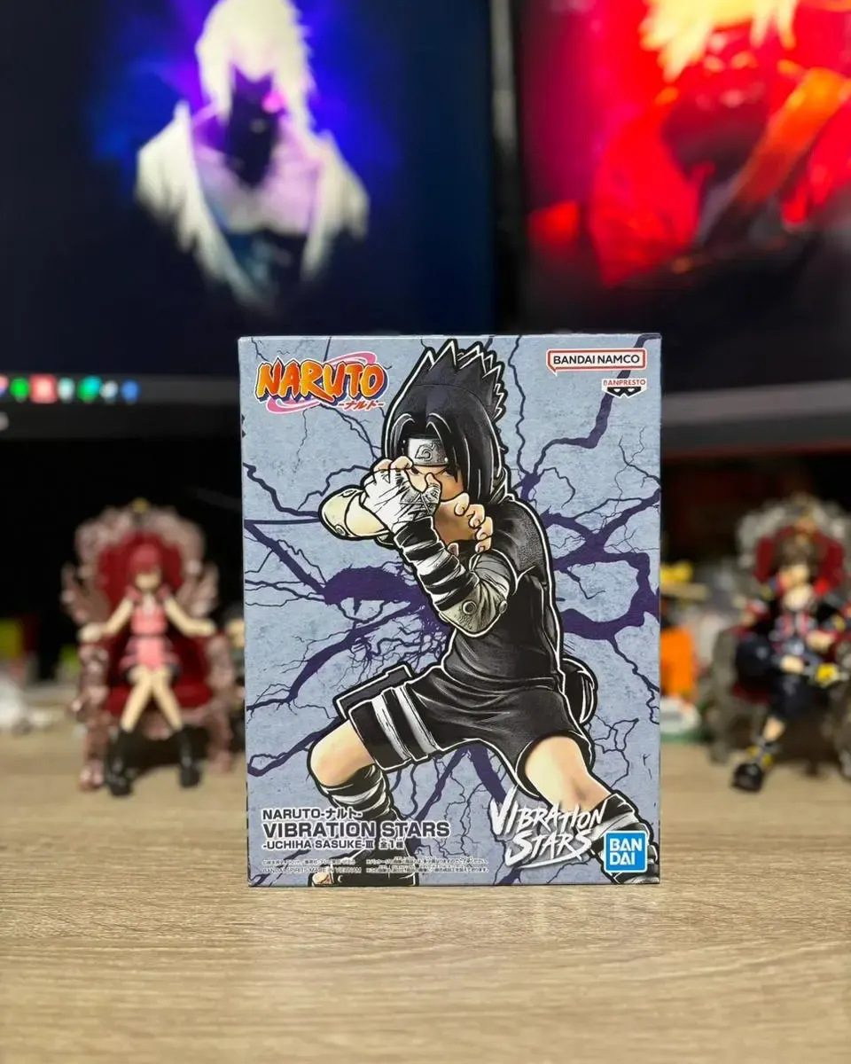 Figura de Sasuke Uchiha de Naruto, línea Vibration Stars, de Banpresto