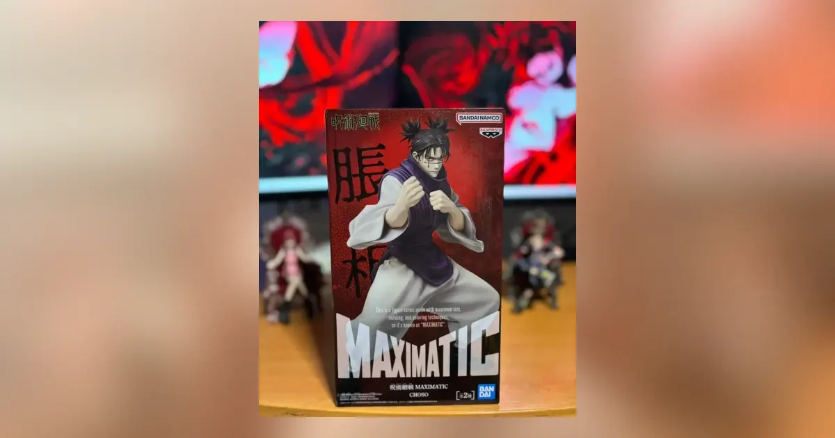 Figura original de Choso de Jujutsu Kaisen de la línea Maximatic de Banpresto